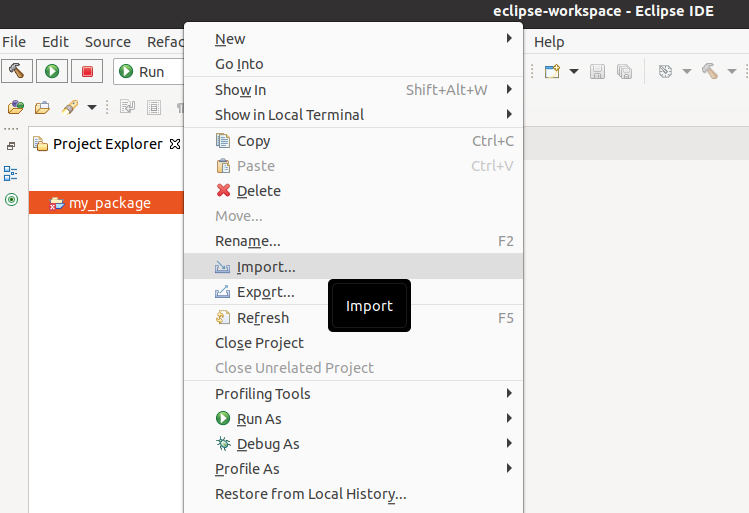 eclipse_import_project