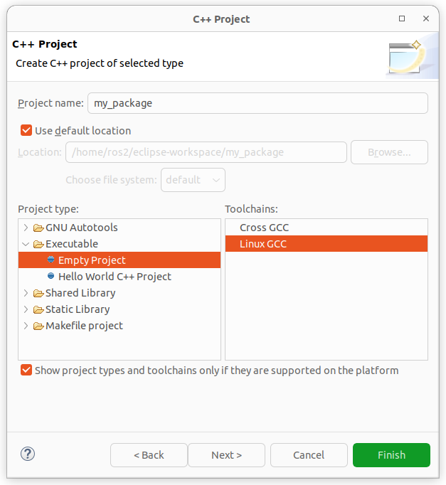 eclipse_c++_project_select_type