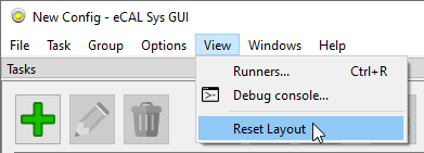 eCAL Sys Reset Layout